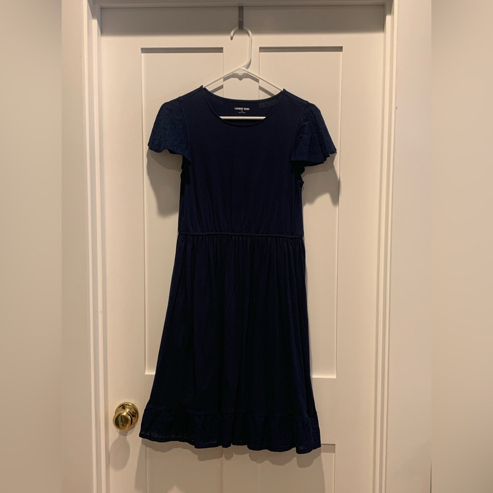 NWOT Navy Blue Lands End Dress